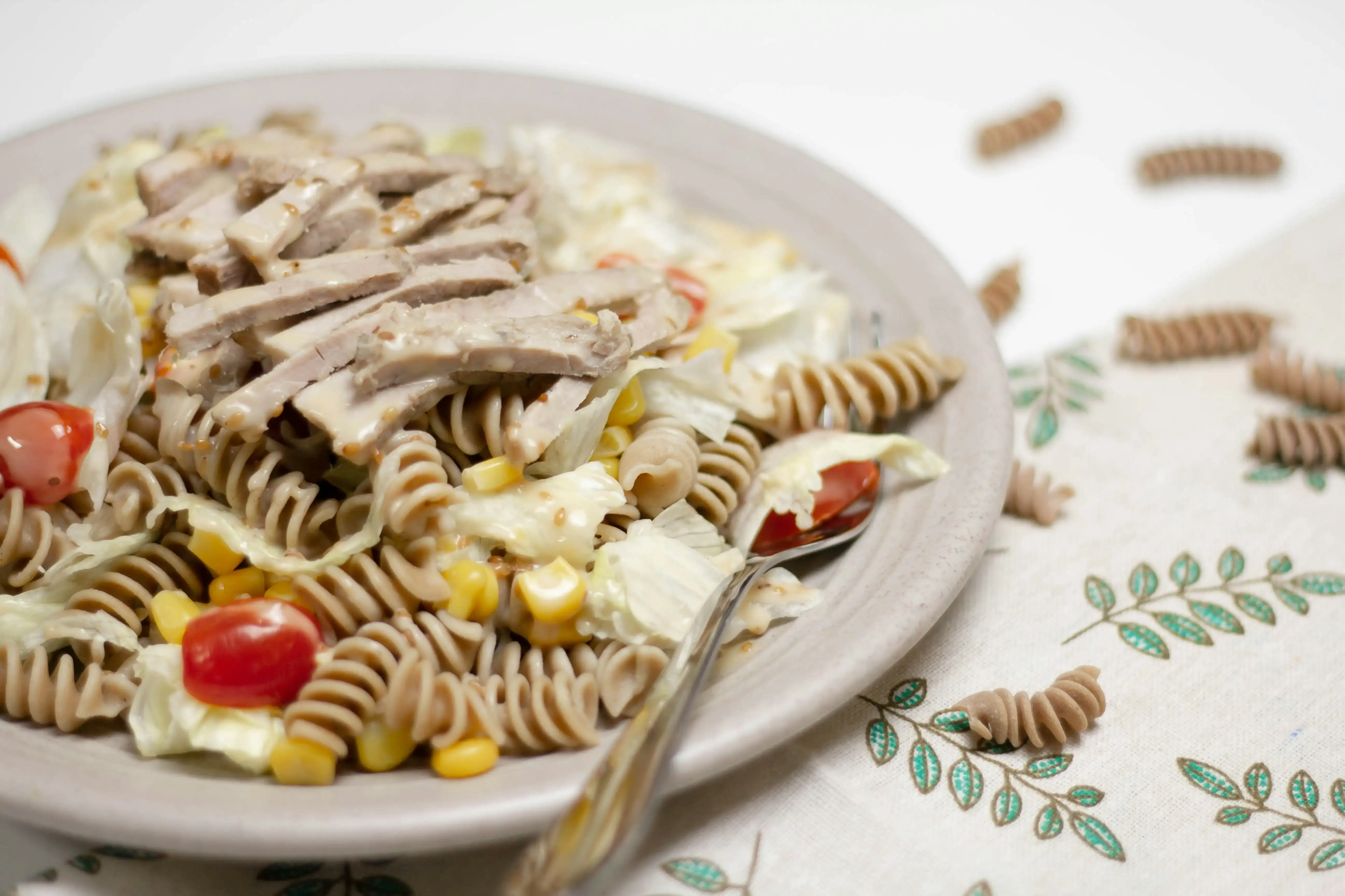 Serving and Storing Your Mediterranean Pasta Salad with Chicken