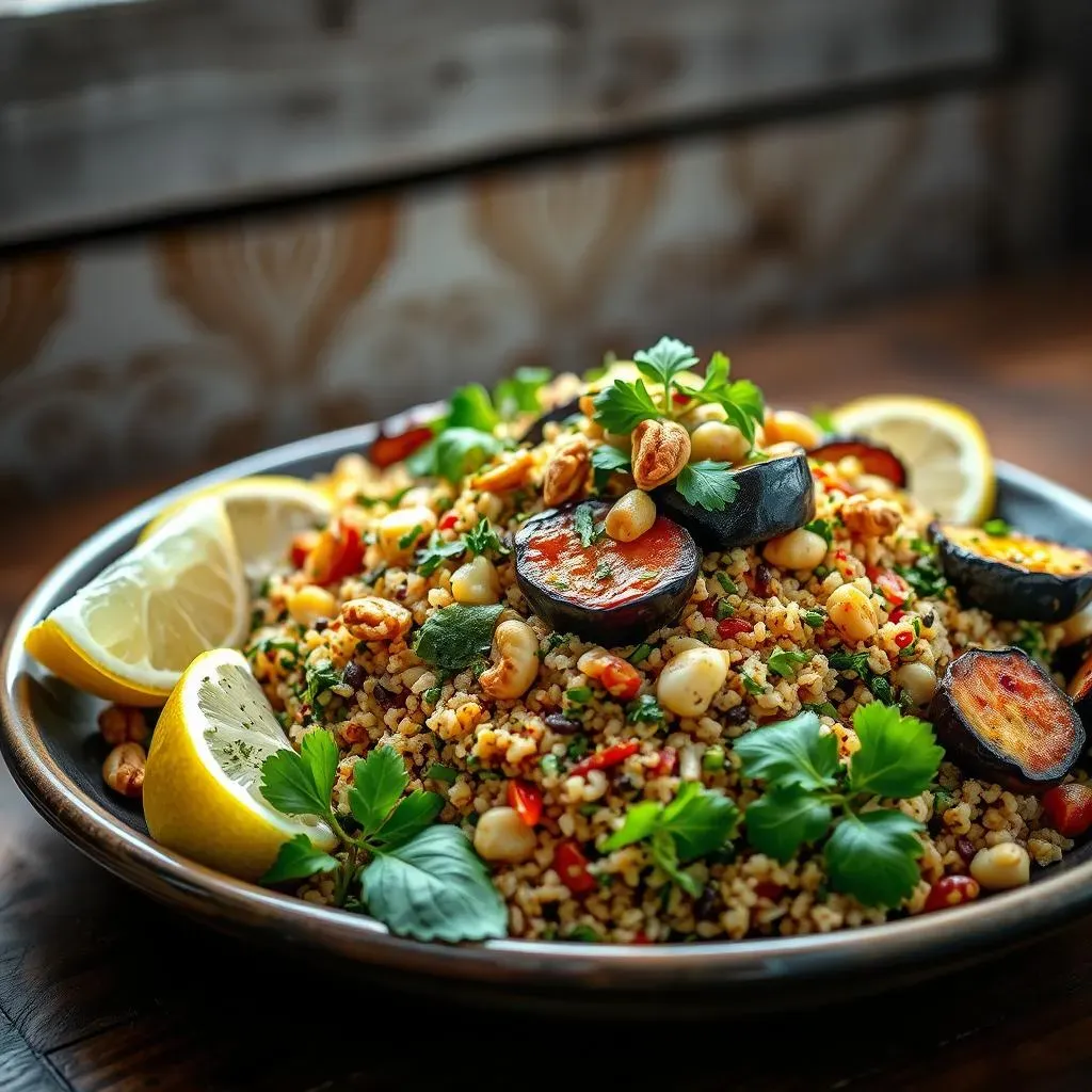 Serving and Storing Your Mediterranean Quinoa Salad with Eggplant