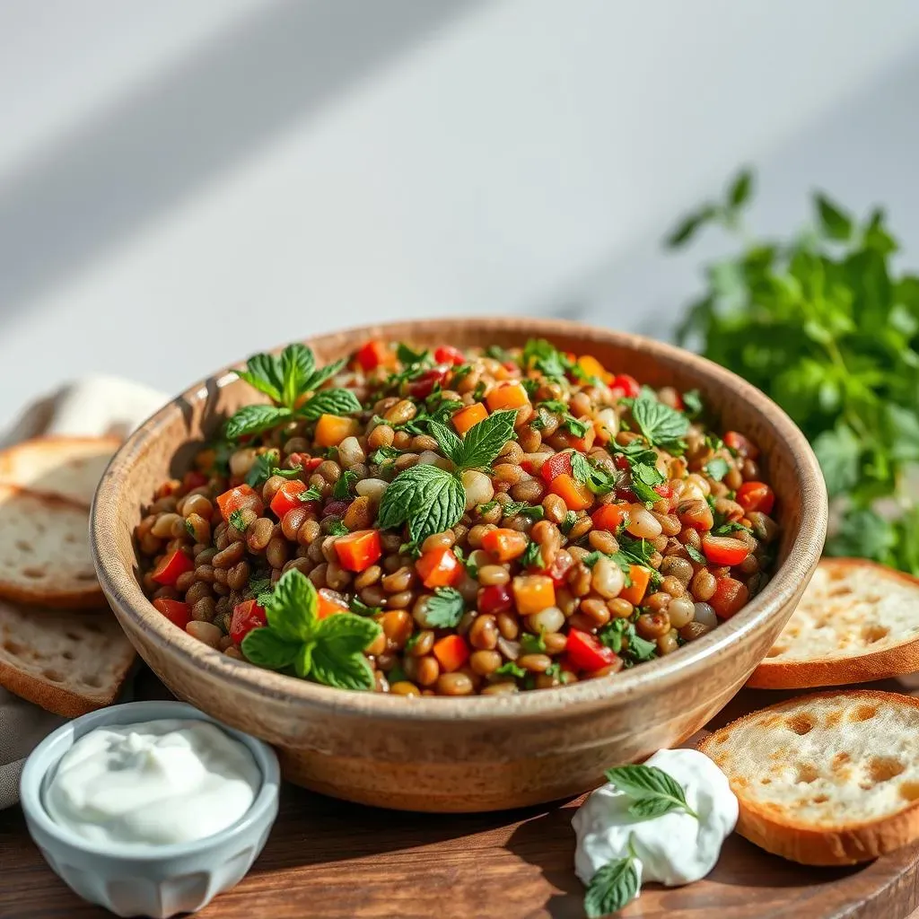 Serving and Storing Your Mint Lentil Salad