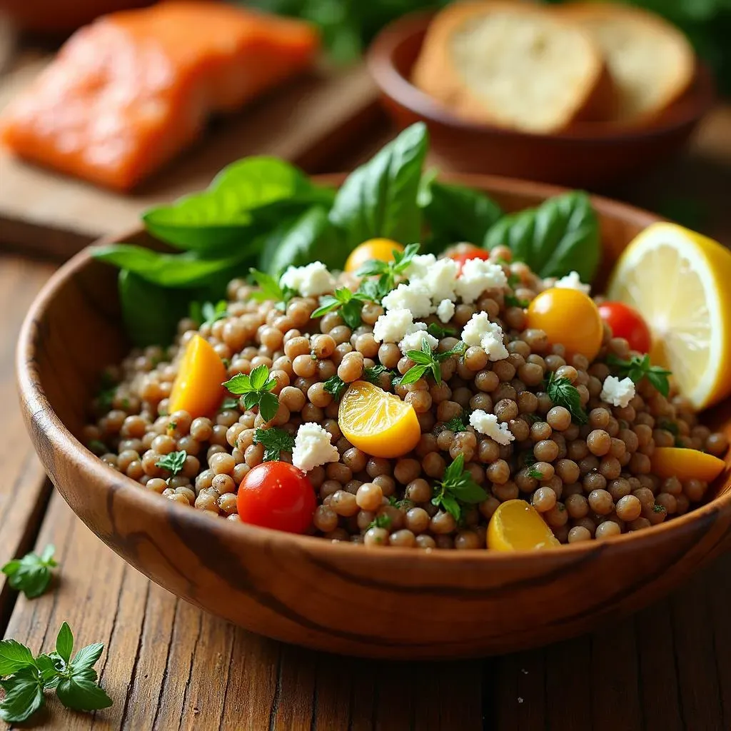 Serving Ideas for Your Mediterranean Lentil Salad