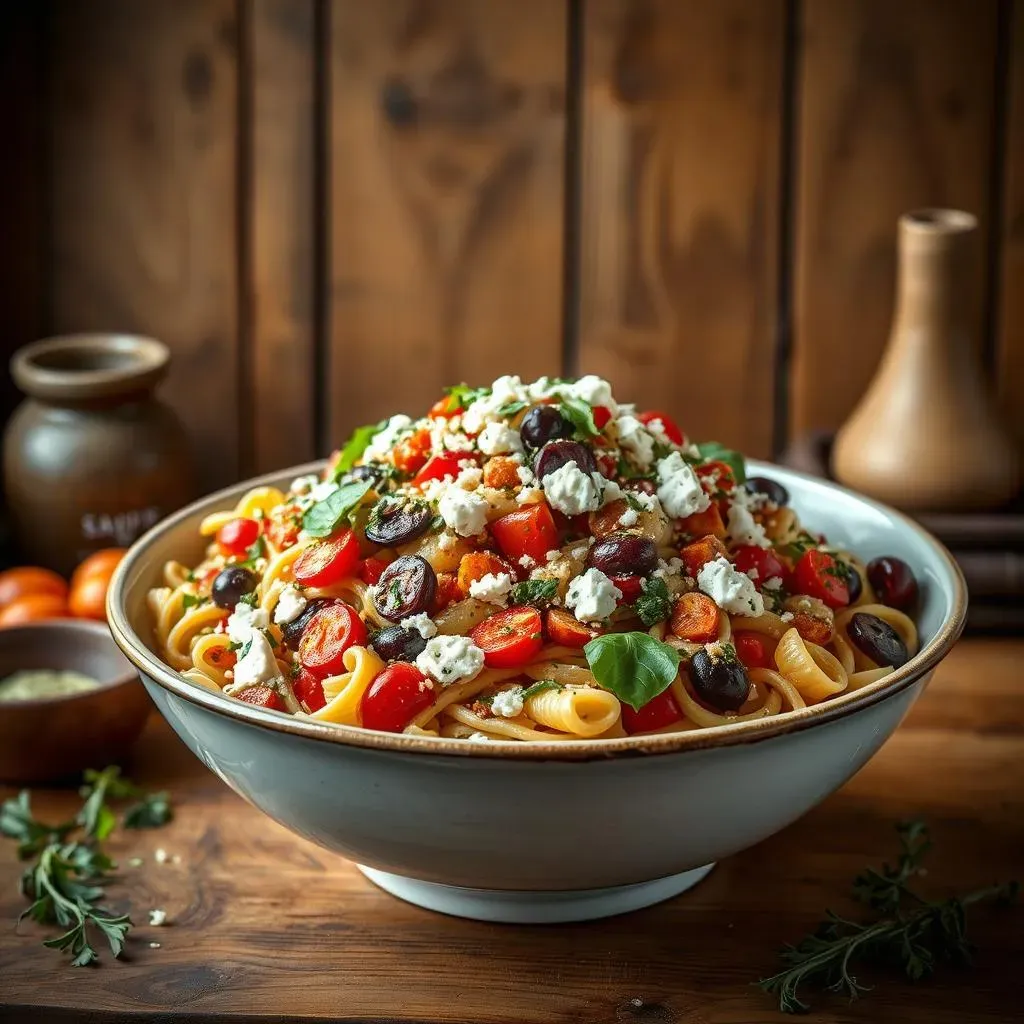 Serving, Storing, and Customizing Your Roasted Vegetable Mediterranean Pasta Salad