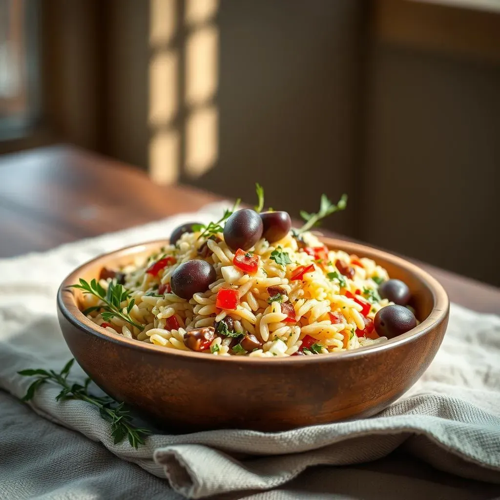 Serving, Storing, and Swapping in Your Greek Orzo Salad