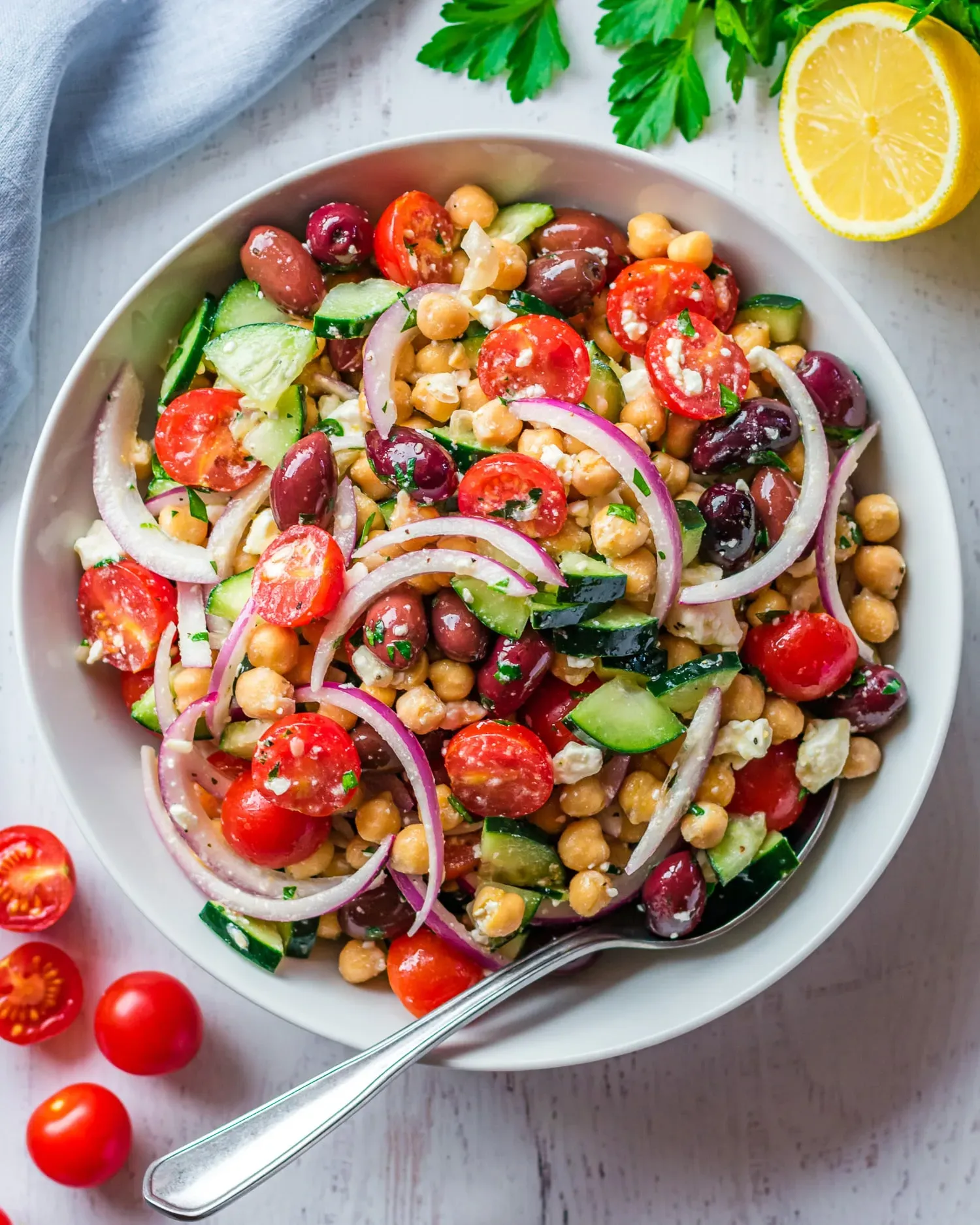 Serving Suggestions and Making This Mediterranean Chickpea Salad Your Own
