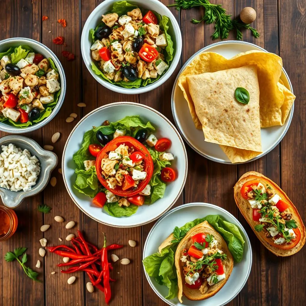 Serving Suggestions and Variations for Your Mediterranean Chicken Salad