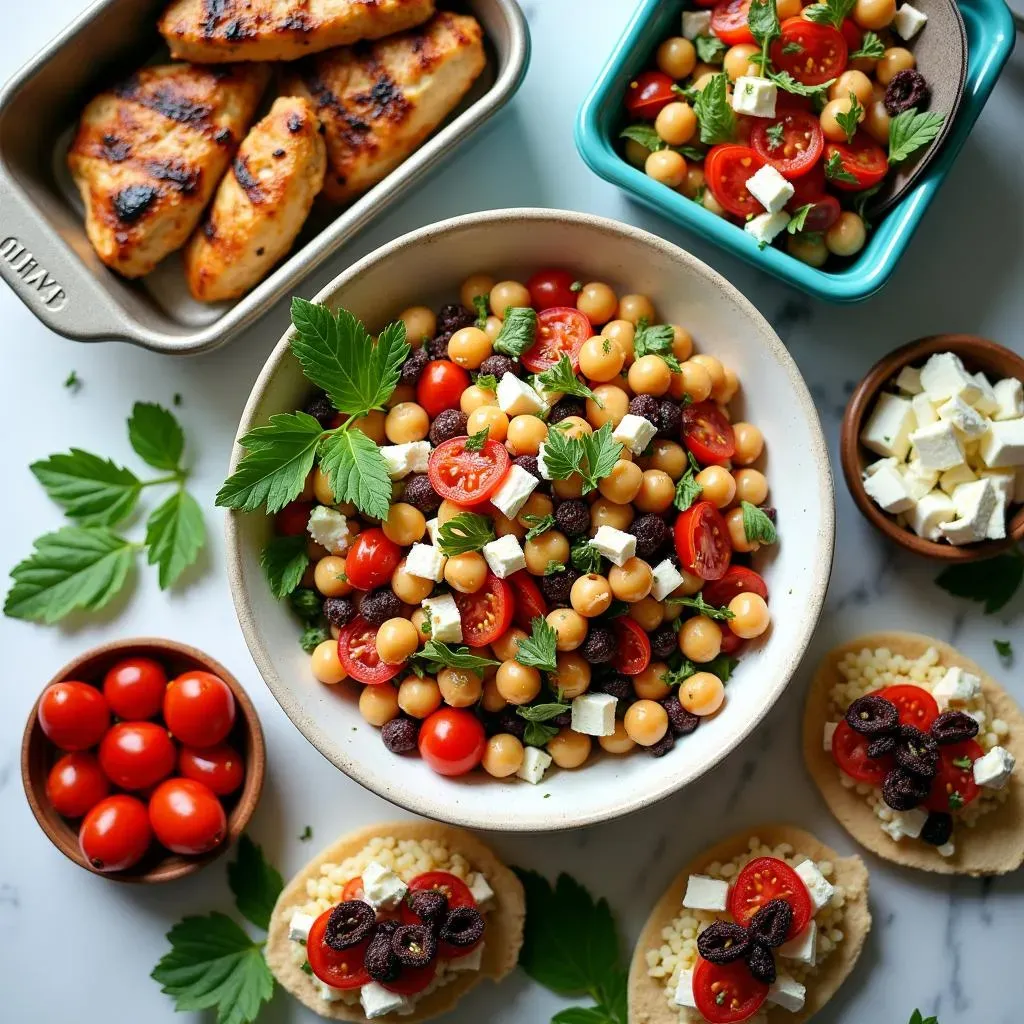 Serving Suggestions and Variations for Your Mediterranean Chickpea and Kidney Bean Salad