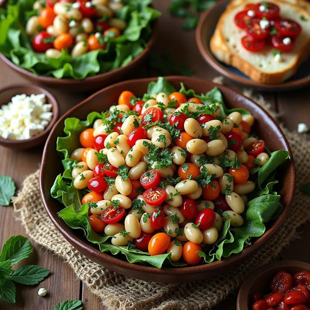 Serving Suggestions and Variations for Your Mediterranean Three Bean Salad Recipe
