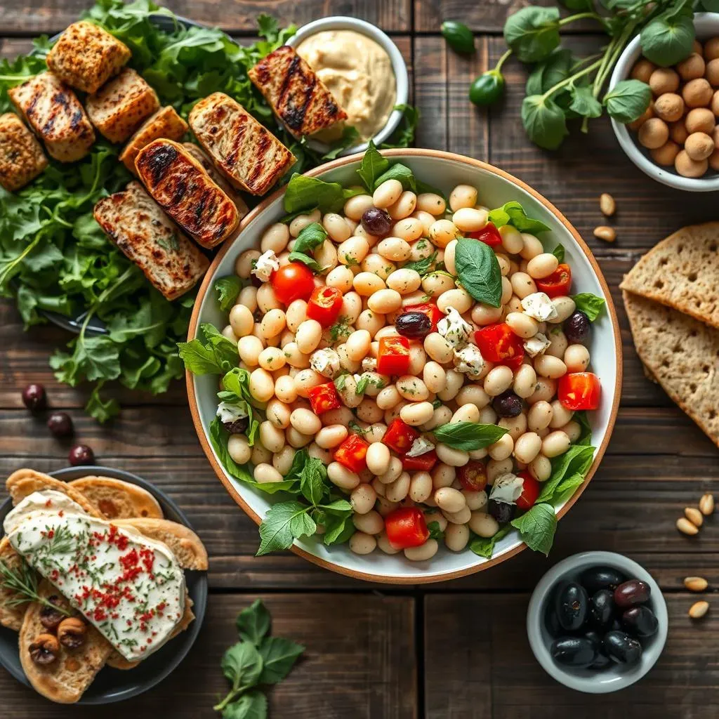 Serving Suggestions and Variations for Your Mediterranean White Bean Salad