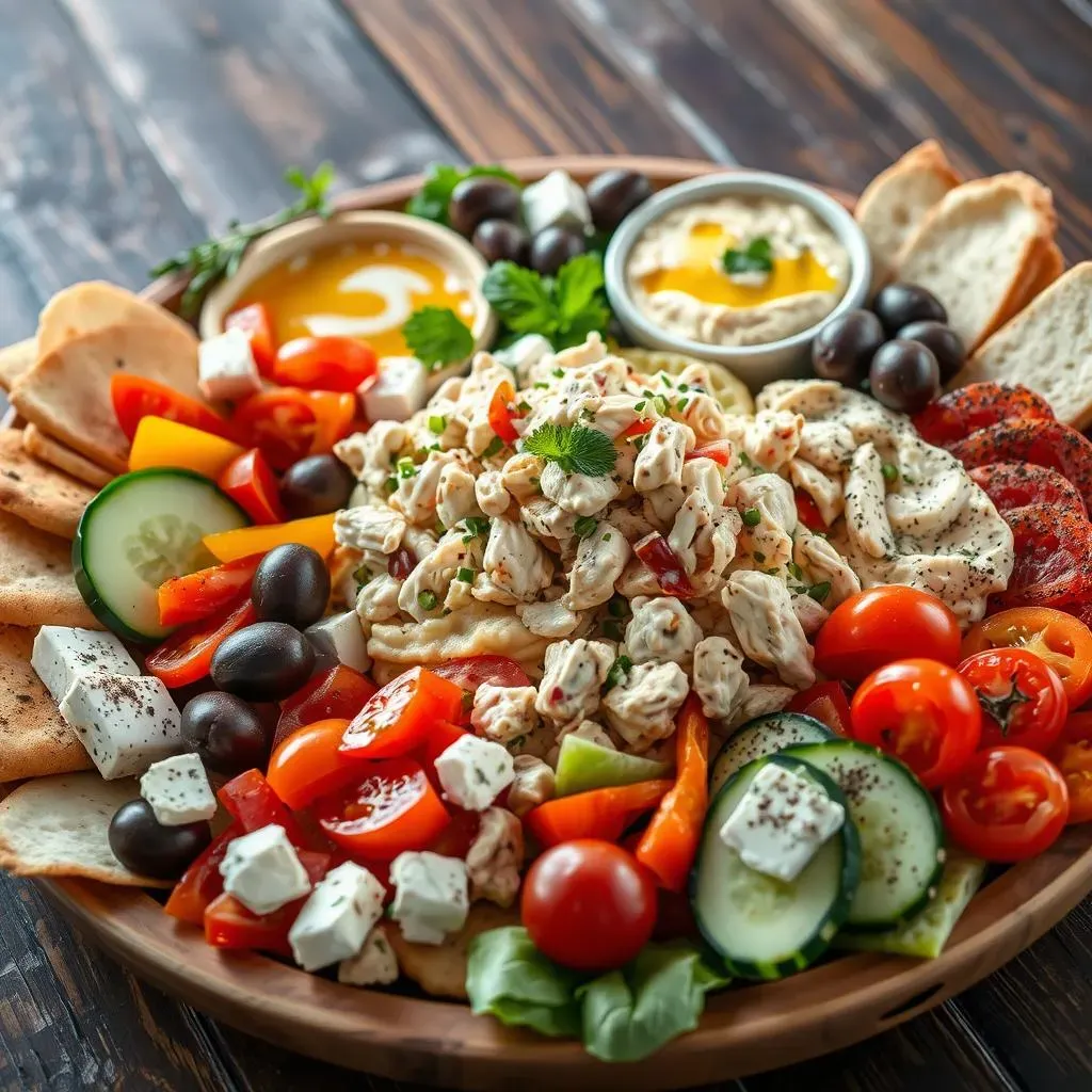 Serving Suggestions: Chicken Salad Mediterranean Diet Style