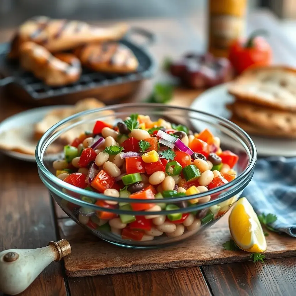 Serving Suggestions & Storing Your Easy Mediterranean Bean Salad