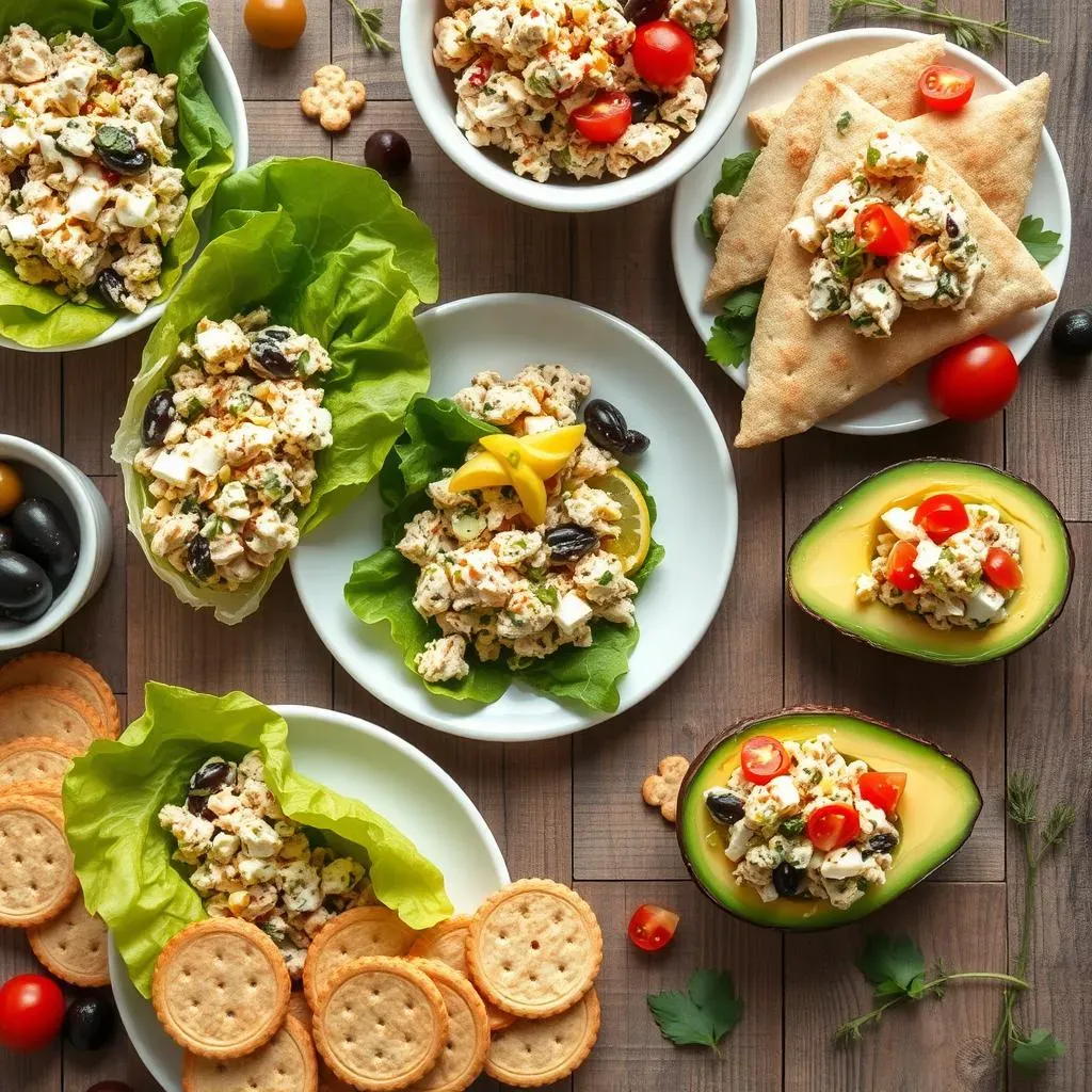 Serving Suggestions & Variations for Mediterranean Chicken Salad