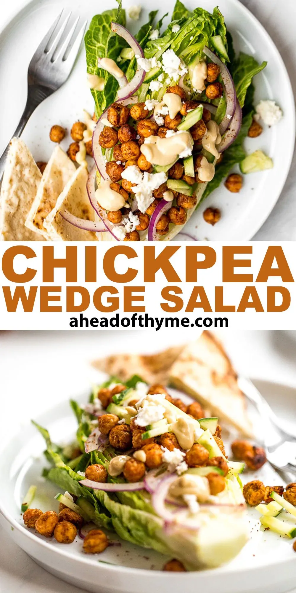 Serving Up and Customizing Your Mediterranean Chickpea Wedge Salad