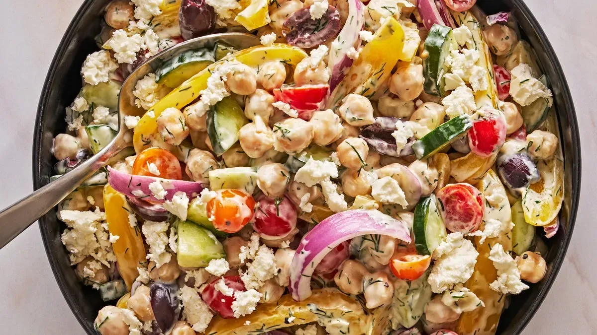Serving Up and Stashing Away Your Mediterranean Chickpea Salad Delish