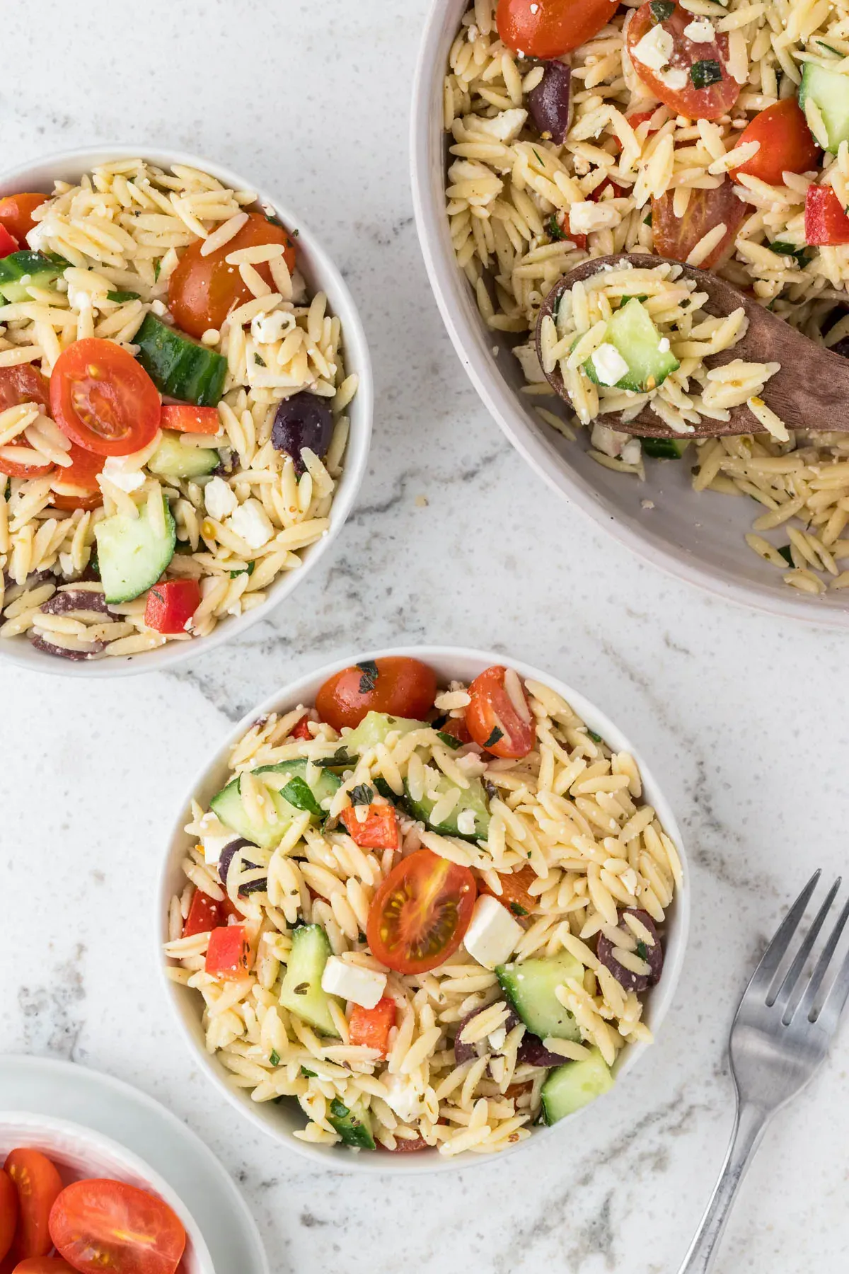 Serving Up Your Greek Orzo Pasta Salad Creation
