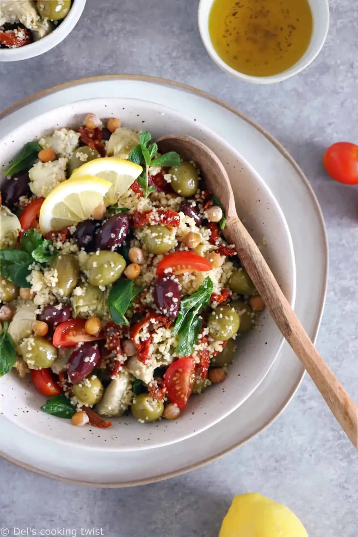 Serving Up Your Mediterranean Chickpea Couscous Salad