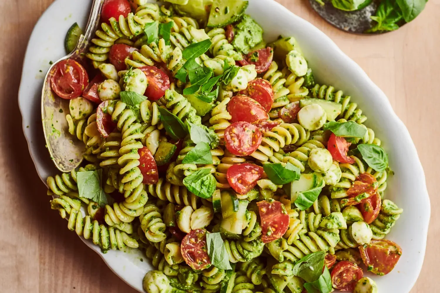 Serving Up Your Pesto Mediterranean Pasta Salad