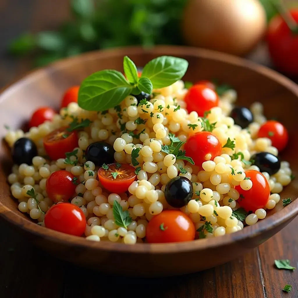 Serving Your Mediterranean Pearl Couscous Salad: Tips and Tasty Pairings