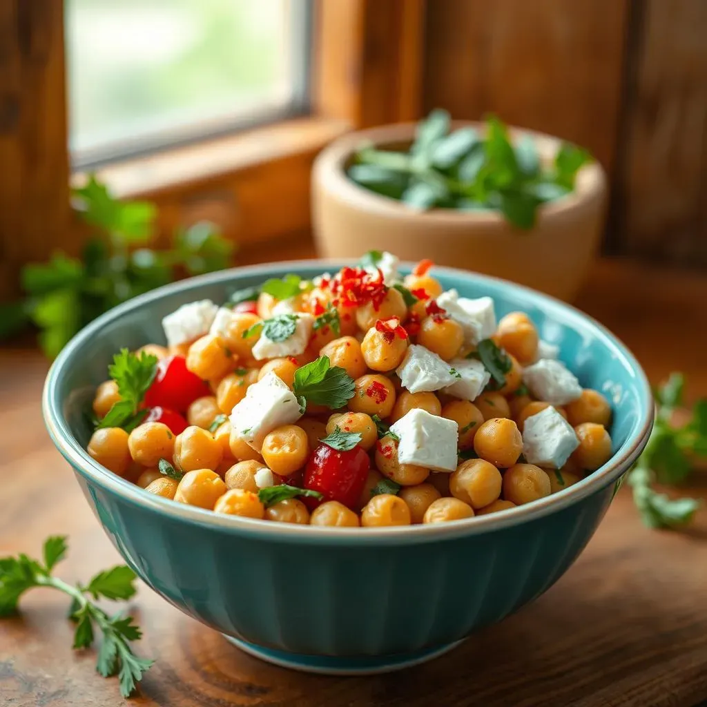 Simple Steps to the Perfect Mediterranean Chickpea Salad with Feta