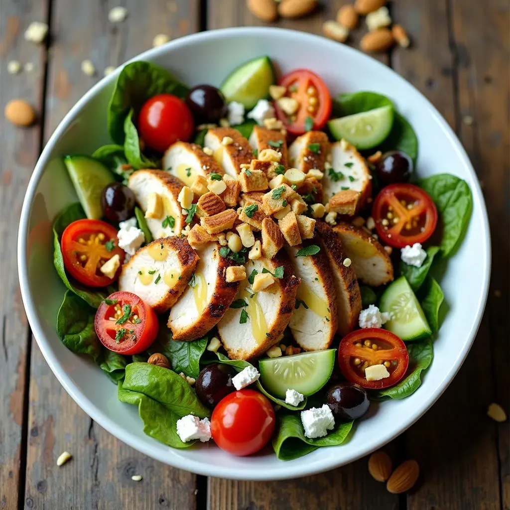 Smart Swaps for a Lower Calorie Mediterranean Chicken Salad