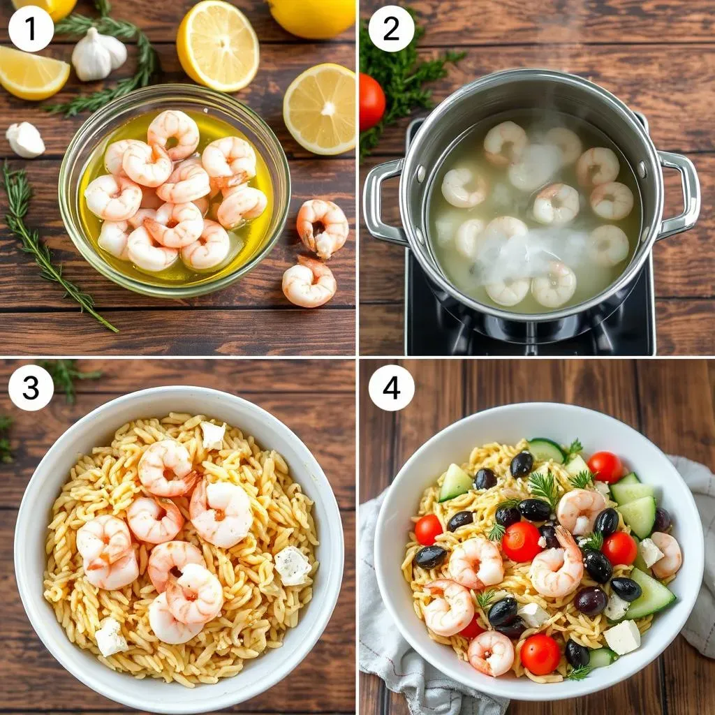 StepbyStep: Cooking Shrimp and Orzo for Salad