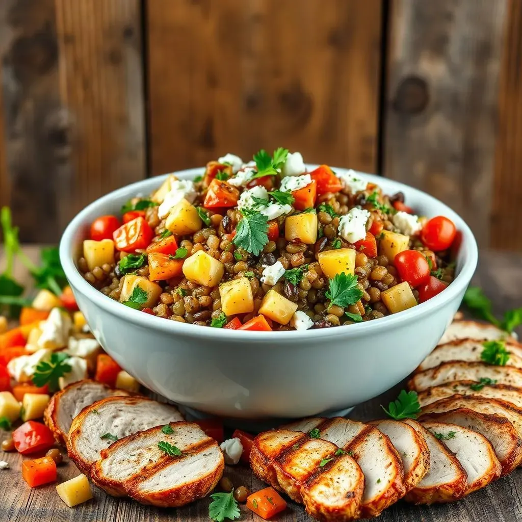 StepbyStep Guide: Making Your Mediterranean Lentil Salad with Grilled Chicken