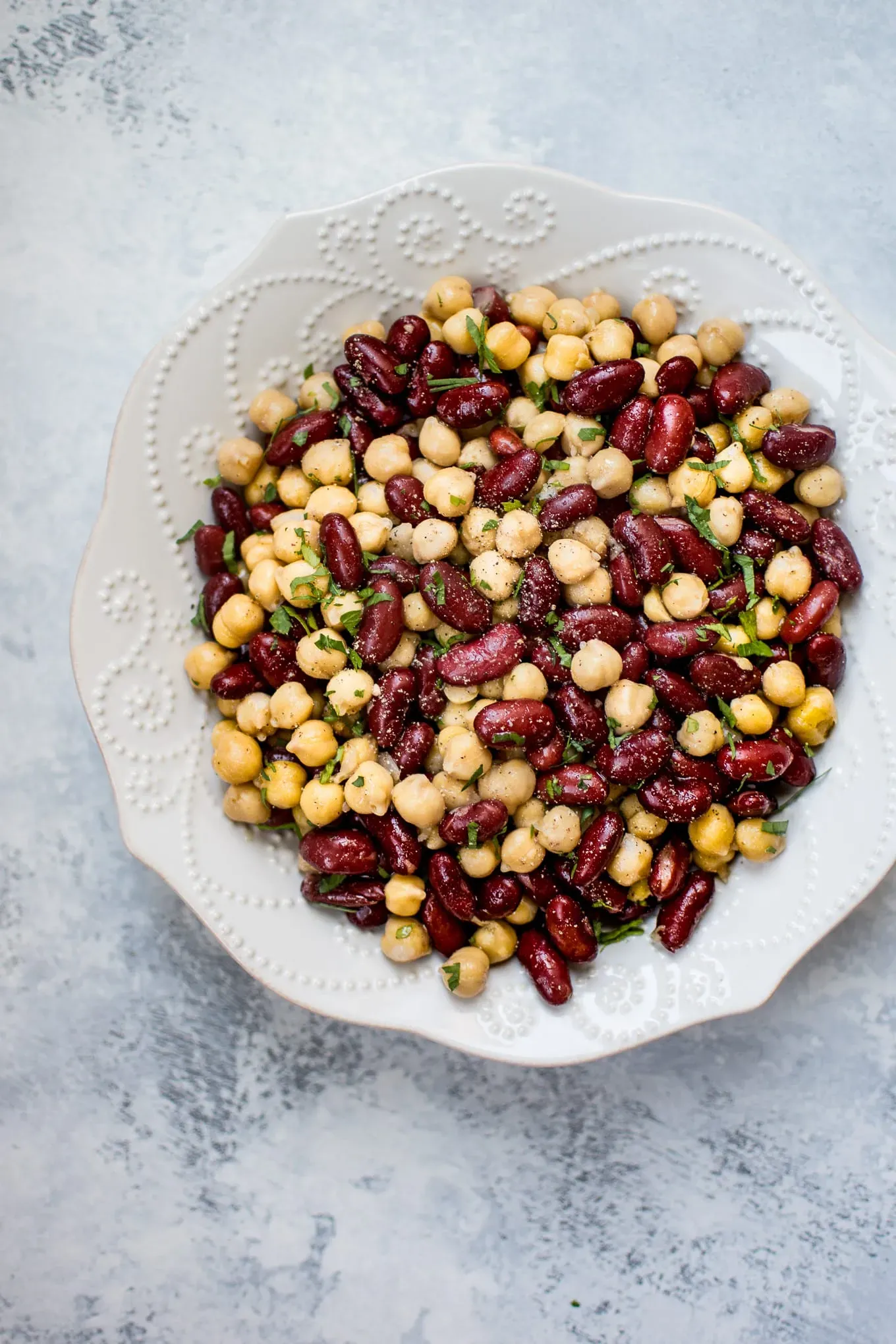 StepbyStep Guide to Your Mediterranean Chickpea and Kidney Bean Salad