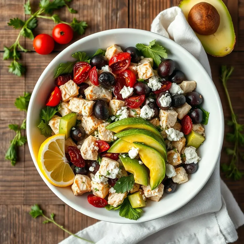 StepbyStep: How to Make the Best Mediterranean Chicken Avocado Salad