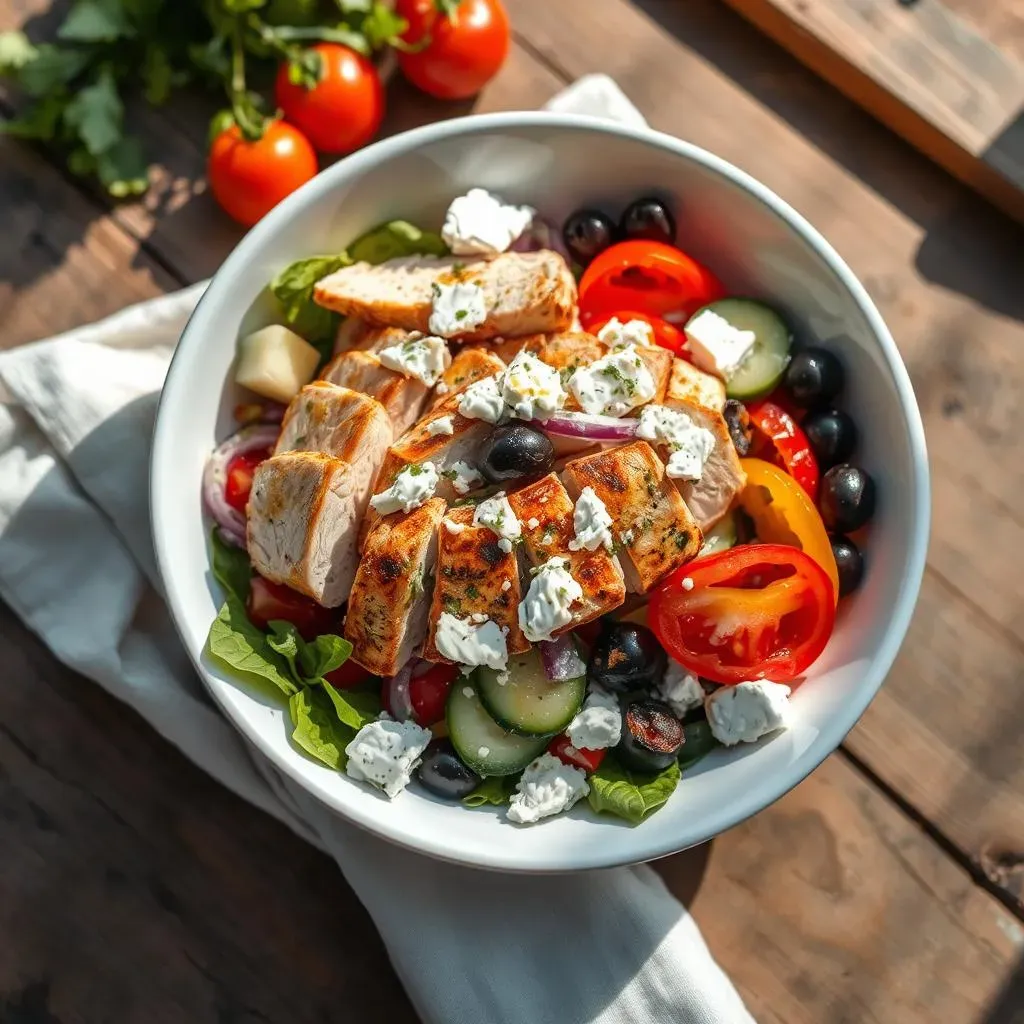 StepbyStep: Making Your Greek Chicken Feta Salad