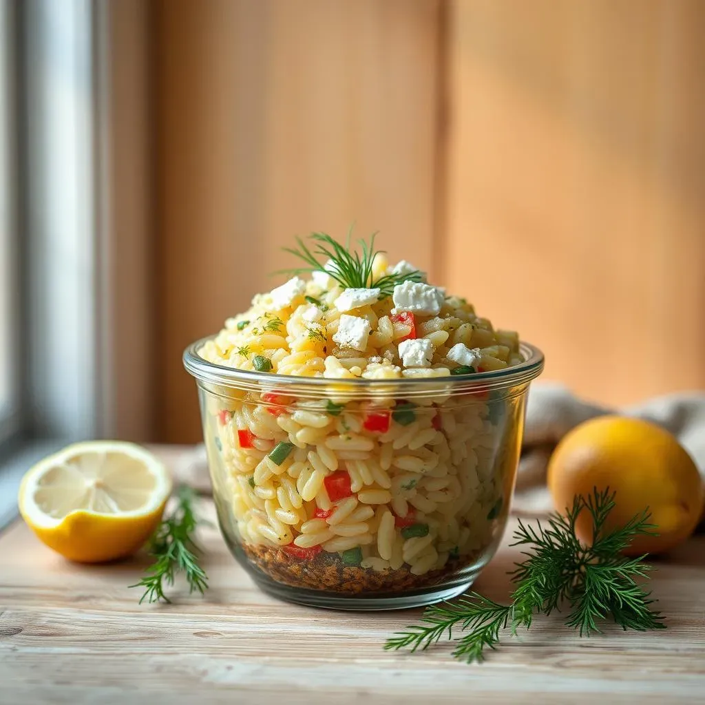 Storing and Serving Your Dill Orzo Salad