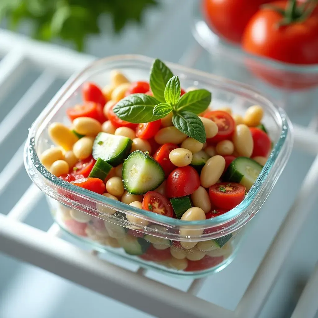 Storing Your Mediterranean Butter Bean Salad