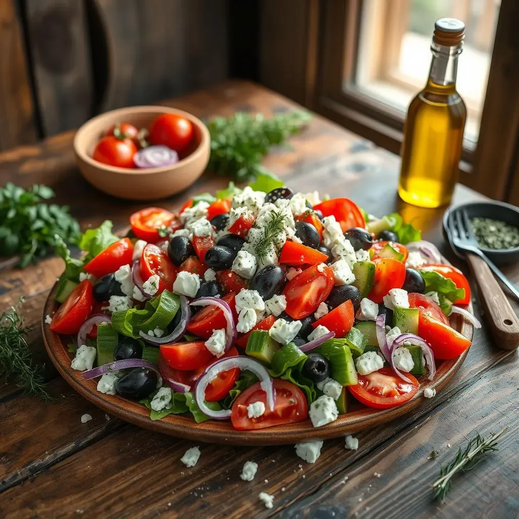 The Authentic Mediterranean Greek Salad Recipe (Horiatiki)