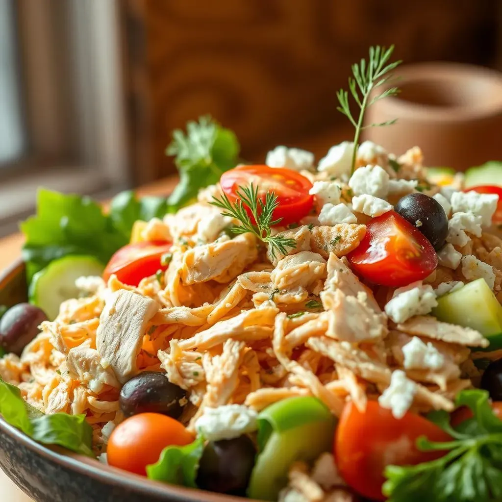 The Best Mediterranean Chicken Salad with Dill Recipe