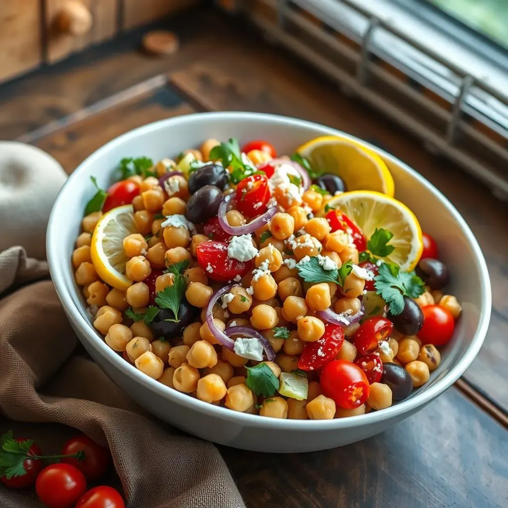 The Best Mediterranean Chickpea Salad with Artichokes Recipe