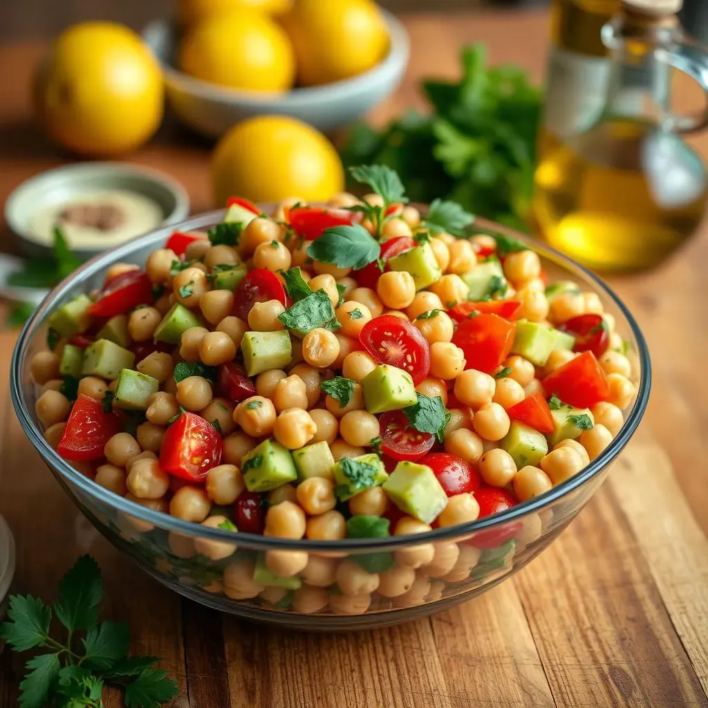 The Best Mediterranean Chickpea Salad with Avocado Recipe