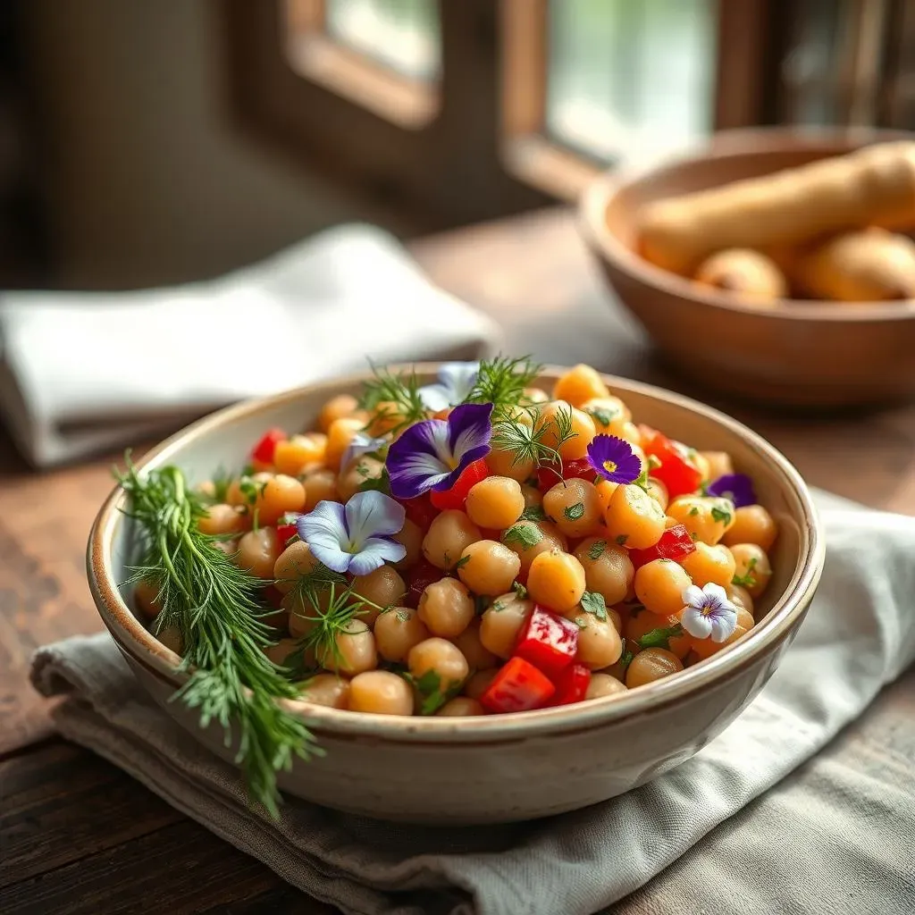 The Best Mediterranean Chickpea Salad with Dill Recipe