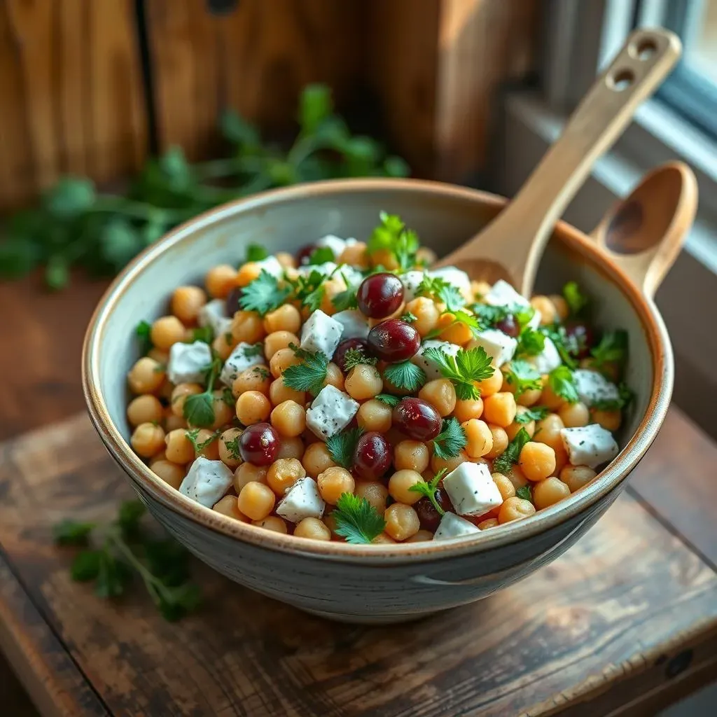 The Best Mediterranean Chickpea Salad with Feta Recipe