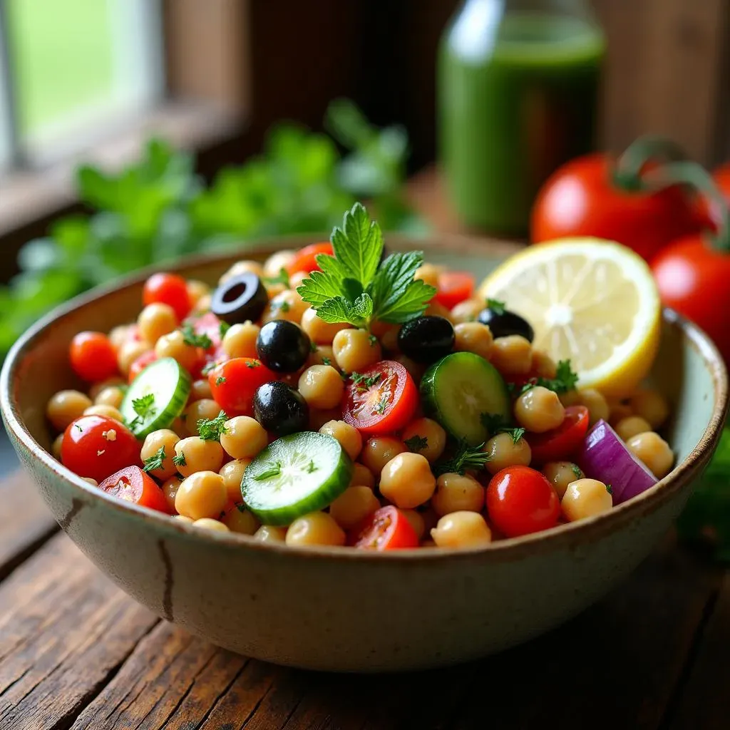 The Best Mediterranean Chickpea Salad with Herbs Recipe