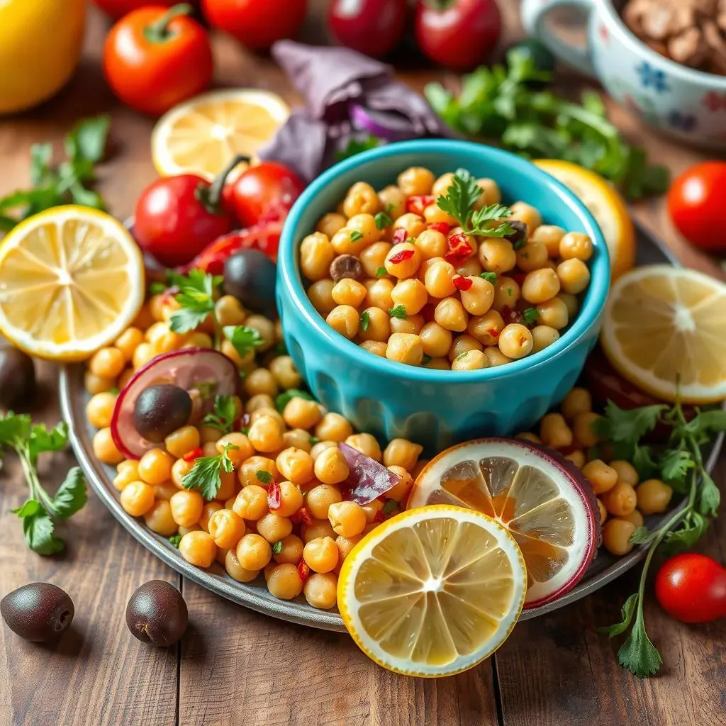 The Best Mediterranean Chickpea Salad with Lemon Dressing Recipe