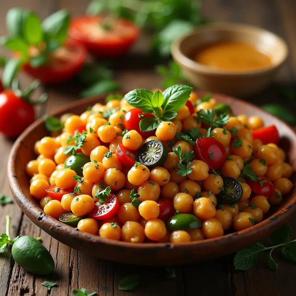 The Best Mediterranean Chickpea Salad with Roasted Vegetables Recipe