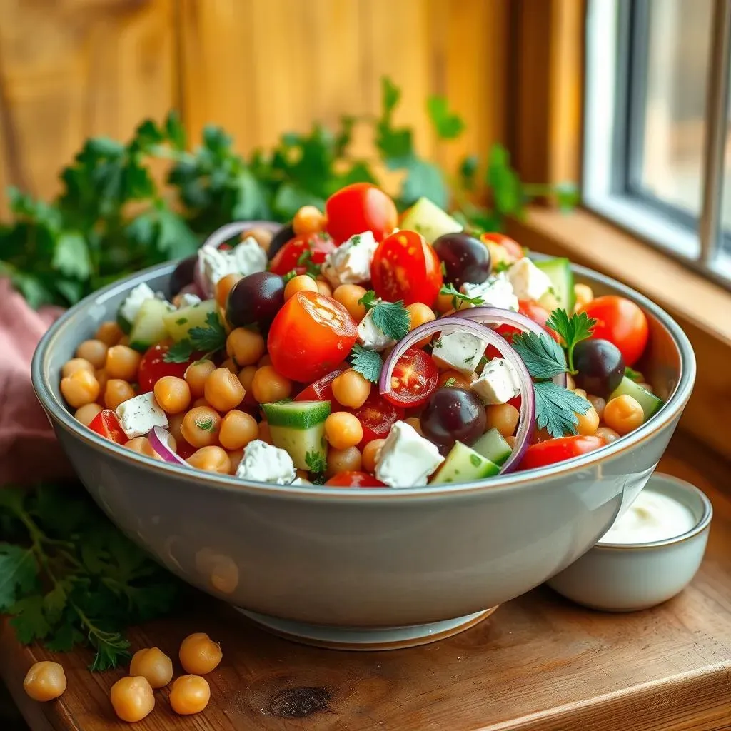 The Best Mediterranean Chickpea Salad with Tomatoes Recipe