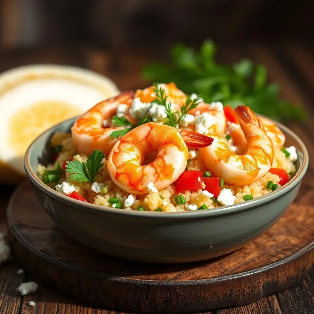 The Best Mediterranean Couscous Salad with Shrimp Recipe