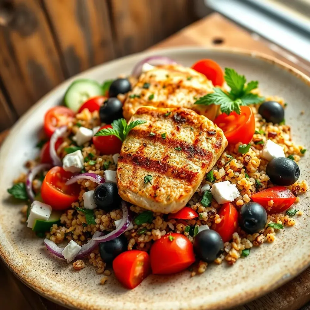 The Best Mediterranean Quinoa Salad with Grilled Chicken Recipe