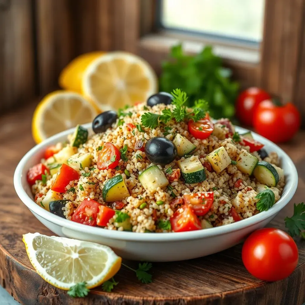 The Best Mediterranean Quinoa Salad with Zucchini Recipe