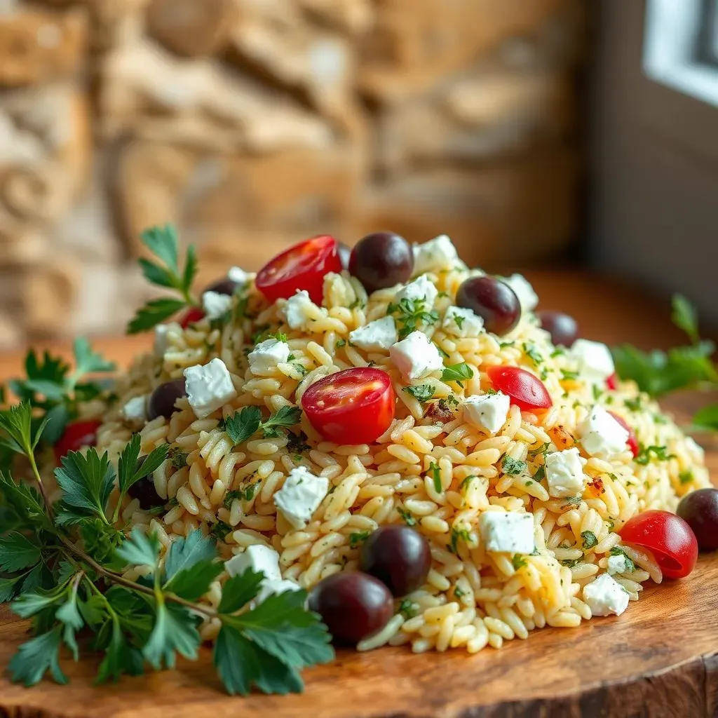 The Delicious Components of a WeightLoss Mediterranean Orzo Salad