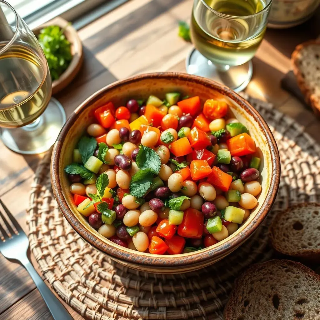 The Health Benefits of a Bean Salad Mediterranean Diet