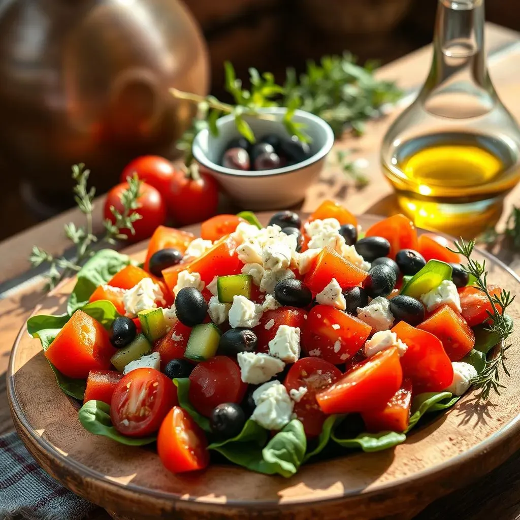 The Heart of a Mediterranean Greek Salad: Ingredients