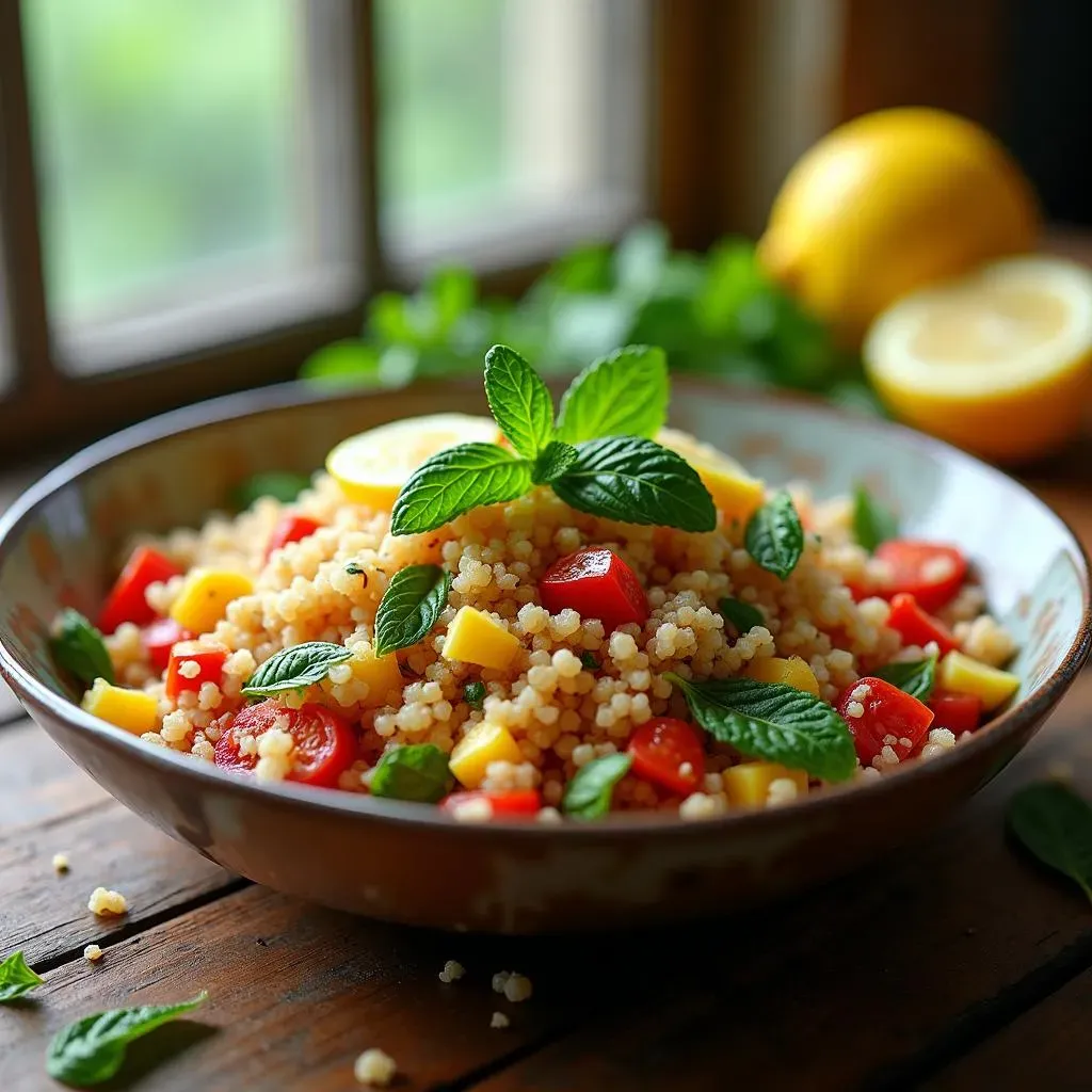 The Magic of Mediterranean Quinoa Salad with Mint