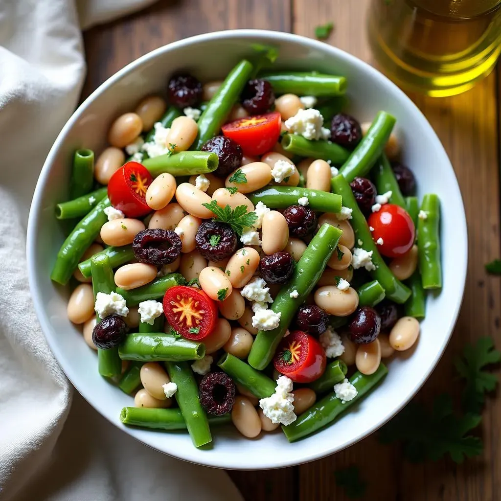 Ultimate Three Bean Mediterranean Salad: Fresh &amp; Flavorful!
