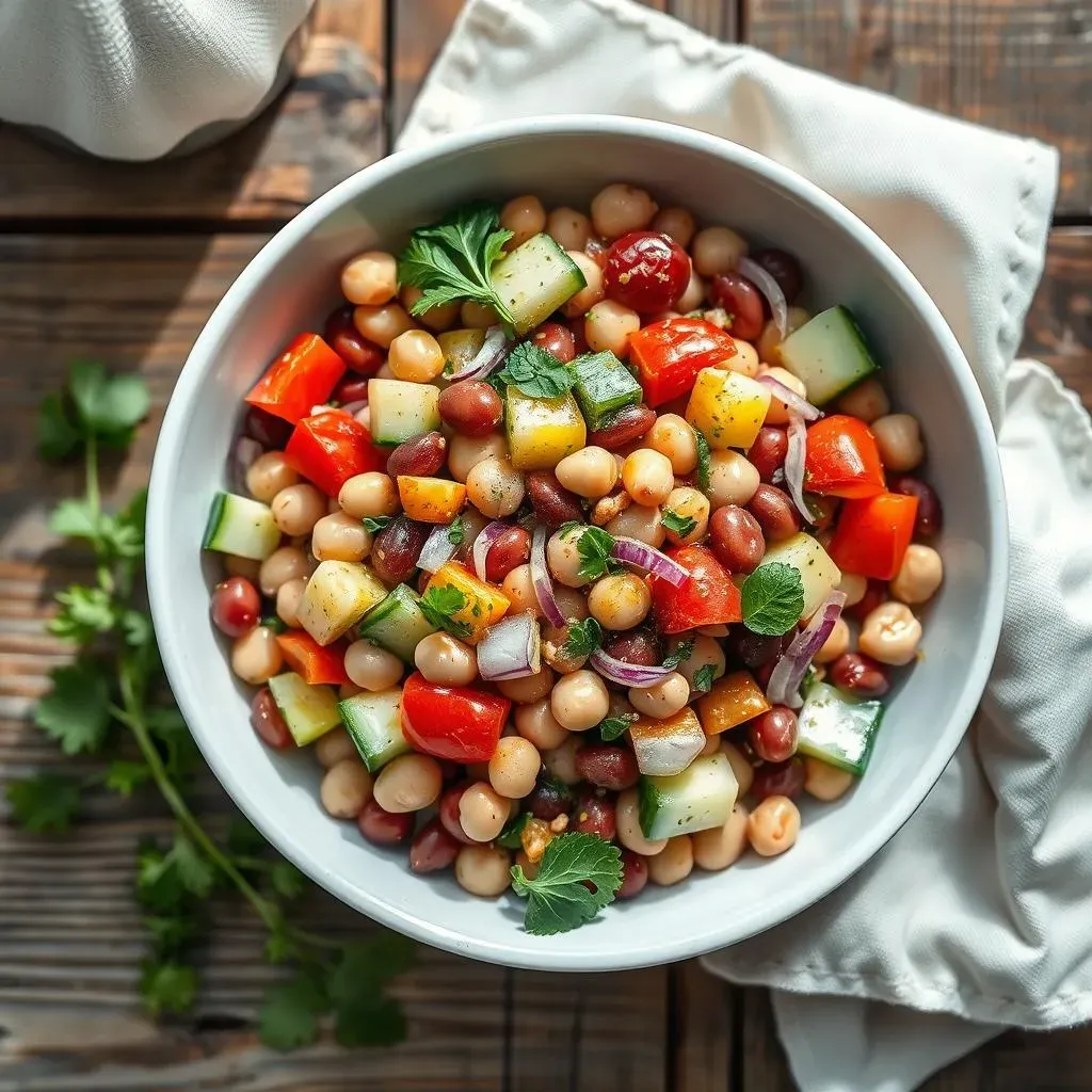 Ultimate Three Bean Salad Mediterranean: Fresh &amp; Flavorful