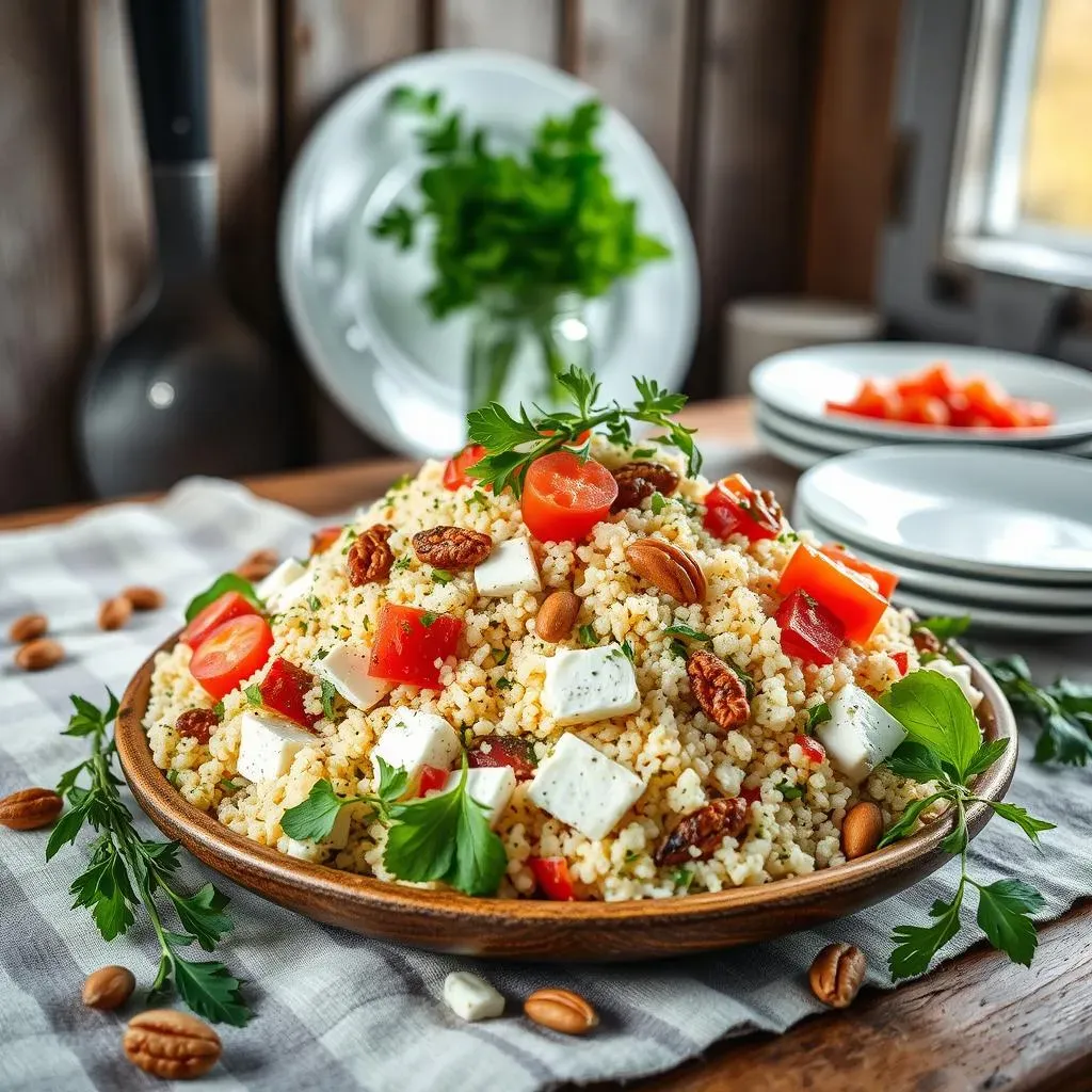 Tips and Twists for Your Feta and Israeli Couscous Salad