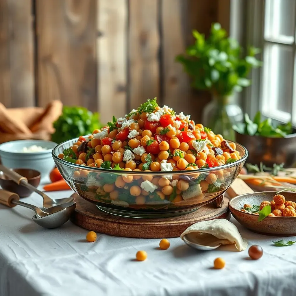 Tips for Serving and Storing Your Greek Chickpea Salad